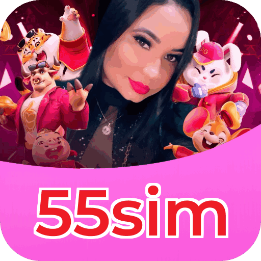 Passo a passo visual mostrando processo de download e instalação do aplicativo 55sim